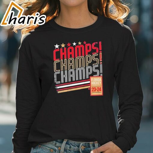 Florida Hockey Champs Champs Champs Shirt