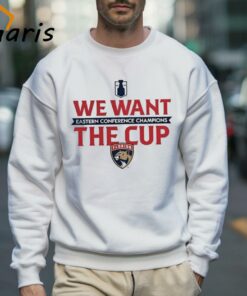 Florida Panthers 2024 Eastern Conference Champions We Want The Cup T shirt 3
