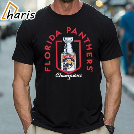 Florida Panthers 2024 Stanley Cup Champions Trophy T-Shirt