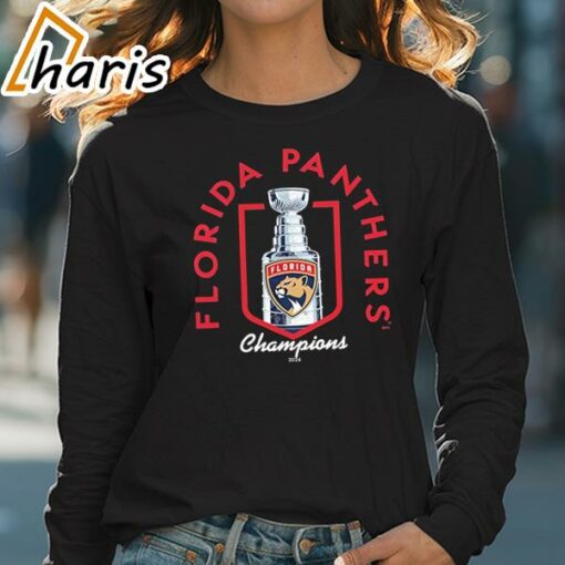 Florida Panthers 2024 Stanley Cup Champions Trophy T-Shirt