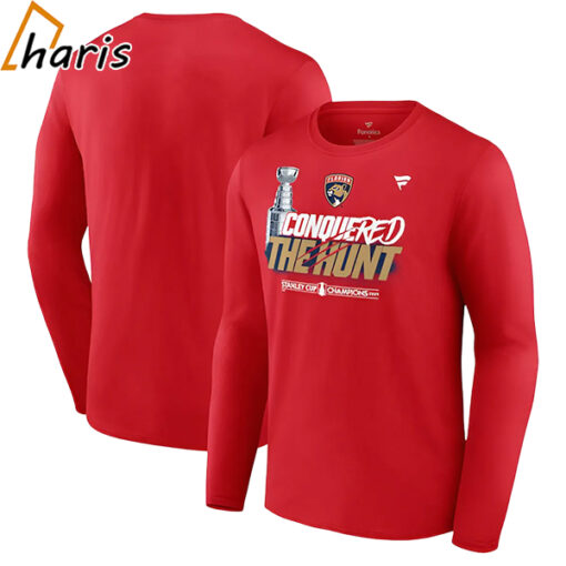 Florida Panthers Fanatics 2024 Stanley Cup Champions Celebration Long Sleeve T-Shirt