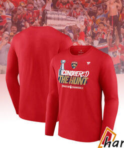 Florida Panthers Fanatics 2024 Stanley Cup Champions Celebration Long Sleeve T-Shirt