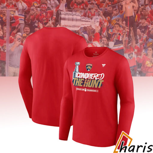 Florida Panthers Fanatics 2024 Stanley Cup Champions Celebration Long Sleeve T-Shirt