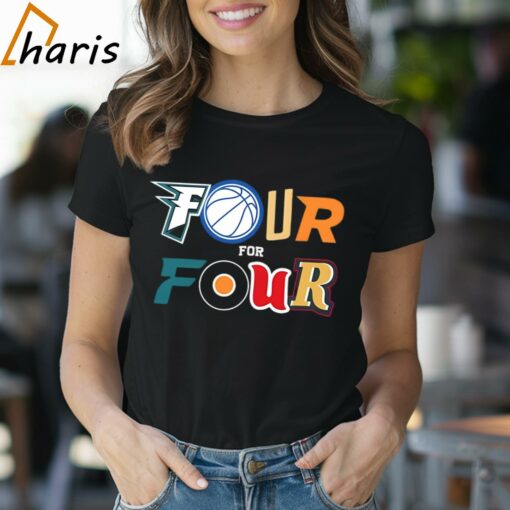 Four For Four Philadelphia Sport Team Shirt