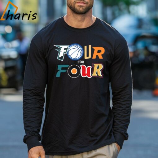 Four For Four Philadelphia Sport Team Shirt