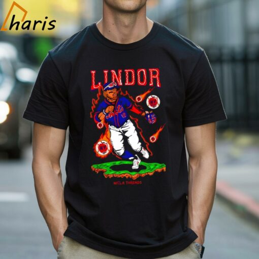 Francisco Lindor Illustration New York Mets Shirt