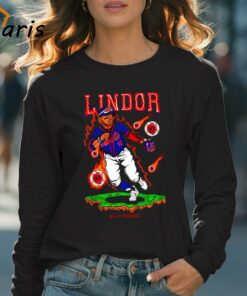 Francisco Lindor Illustration New York Mets Shirt 4