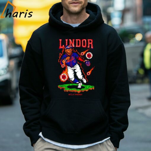 Francisco Lindor Illustration New York Mets Shirt