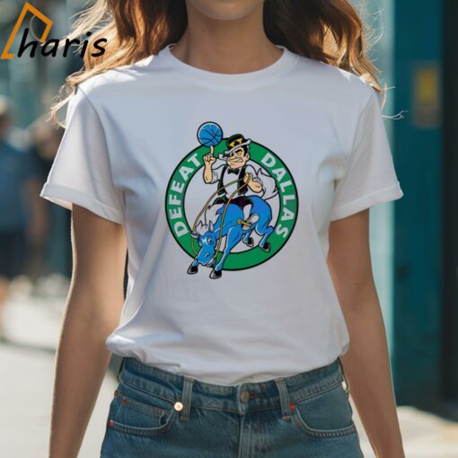 Funny Boston Celtics Defeat Dallas Mavericks NBA 2024 T-Shirt