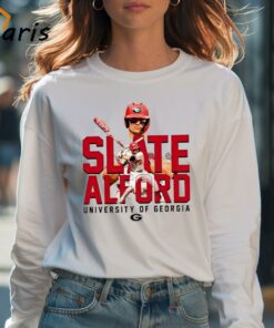 Georgia Bulldogs Baseball Slate Alford 2024 Shirt 4
