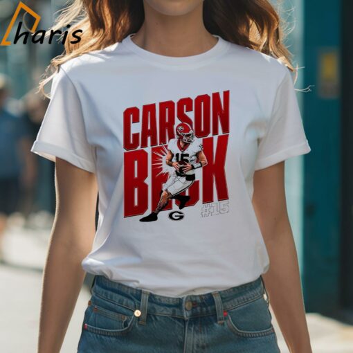 Georgia Bulldogs Football Carson Beck #15 Shirt