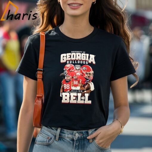 Georgia Bulldogs NCAA Football Dillon Bell Player Collage Poster Shirt