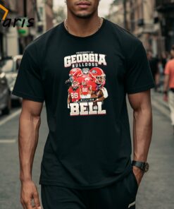 Georgia Bulldogs NCAA Football Dillon Bell Player Collage Poster Shirt
