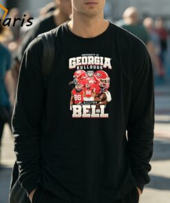 Georgia Bulldogs NCAA Football Dillon Bell Player Collage Poster Shirt 3