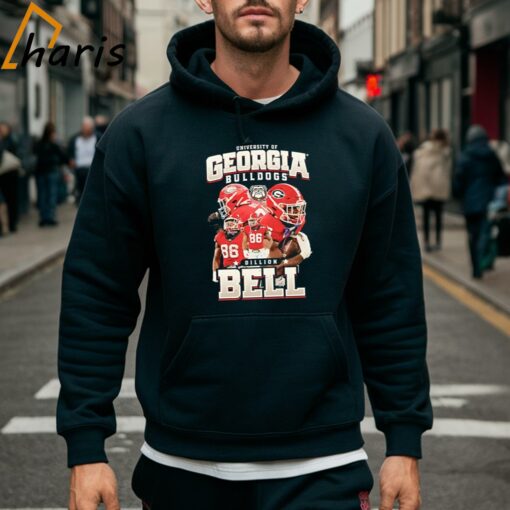 Georgia Bulldogs NCAA Football Dillon Bell Player Collage Poster Shirt