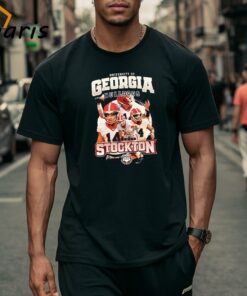 Georgia NCAA Football Gunner Stockton Player Collage Shirt