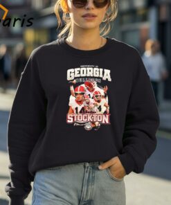 Georgia NCAA Football Gunner Stockton Player Collage Shirt 4