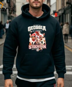 Georgia NCAA Football Gunner Stockton Player Collage Shirt 5