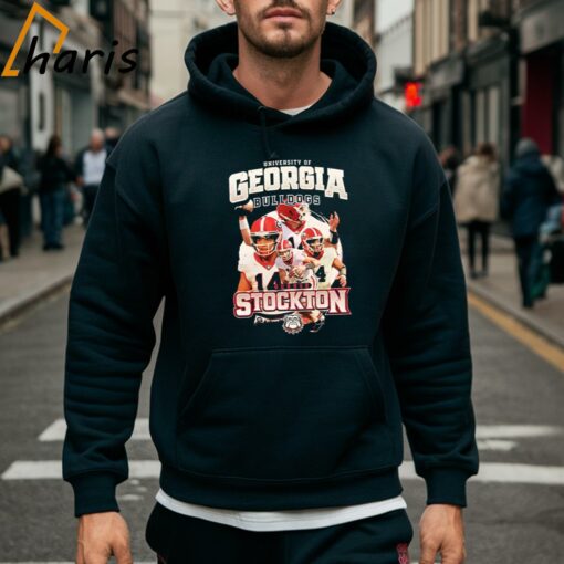 Georgia NCAA Football Gunner Stockton Player Collage Shirt