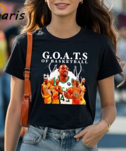 Goats Of Basketball Lakers Bucks And Bulls Basketball Team Shirt