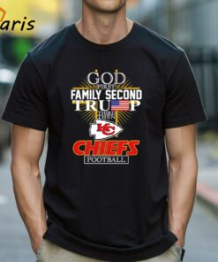 God First Family Second Trump Kansas City Chiefs Football Shirt