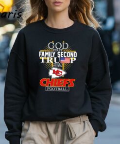 God First Family Second Trump Kansas City Chiefs Football Shirt 3