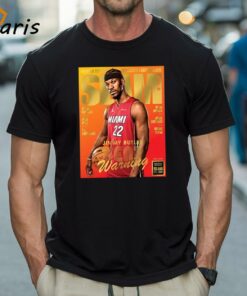 Gold Metal Jimmy Butler Miami Heat On Slam 249 Lastest Issues Cover Heat Warning T-shirt