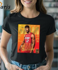 Gold Metal Jimmy Butler Miami Heat On Slam 249 Lastest Issues Cover Heat Warning T-shirt