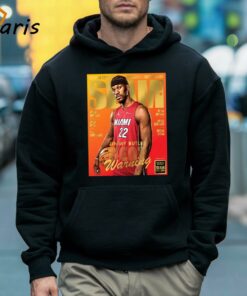 Gold Metal Jimmy Butler Miami Heat On Slam 249 Lastest Issues Cover Heat Warning T shirt 5