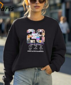 Grand Theft Auto VI Years Of Release 1997 2025 Thank You For The Memories T shirt 4