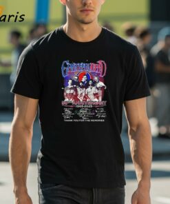 Grateful Dead 50th Anniversary 1965-2025 Thank You For The Memories Signatures T-shirt