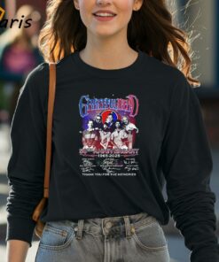 Grateful Dead 50th Anniversary 1965 2025 Thank You For The Memories Signatures T shirt 4