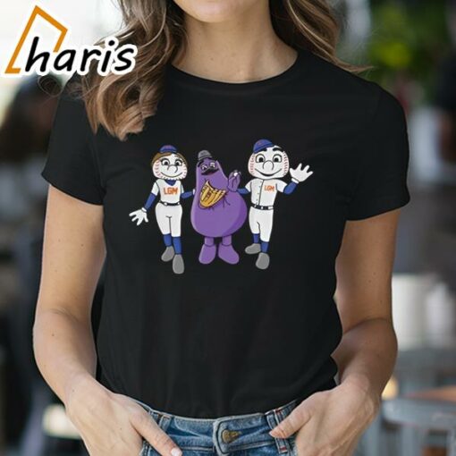 Grimace Mets And Friends Shirt