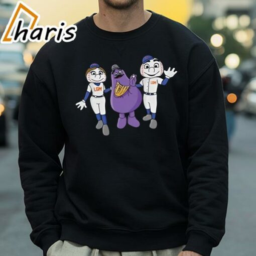 Grimace Mets And Friends Shirt