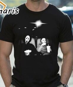 Halloween Michael Myers and Ghost Face Shirt, Halloween Horror Movie Fan