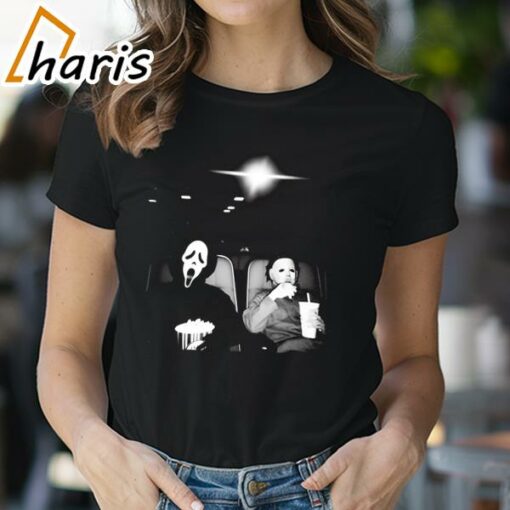 Halloween Michael Myers and Ghost Face Shirt, Halloween Horror Movie Fan