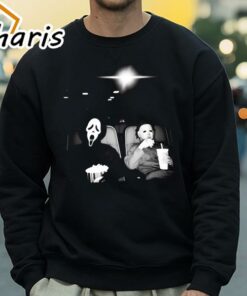 Halloween Michael Myers and Ghost Face Shirt Halloween Horror Movie Fan 4