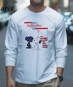 Happy 4th July Independence American Flag Snoopy Shirt 3