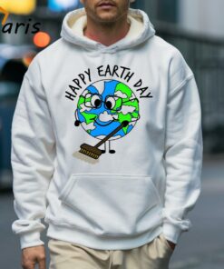 Happy Earth Day Planet Sweeping Cleaning Shirt 5