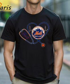 Heartbeat Nurse Love New York Mets Shirt