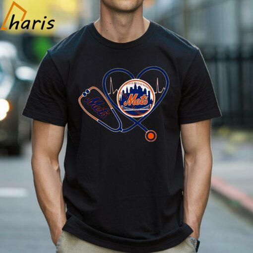 Heartbeat Nurse Love New York Mets Shirt