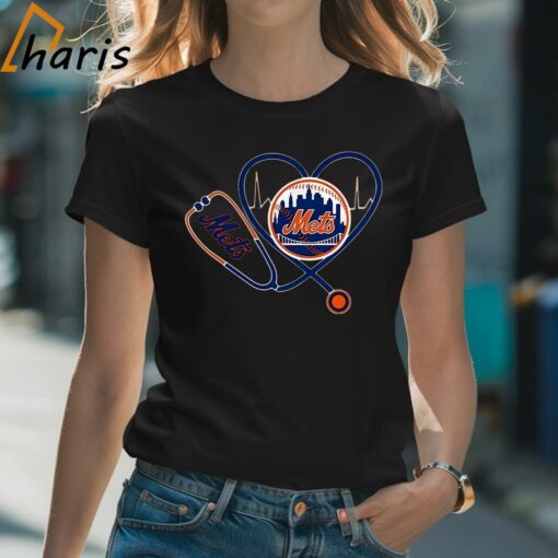 Heartbeat Nurse Love New York Mets Shirt