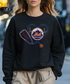 Heartbeat Nurse Love New York Mets Shirt 3