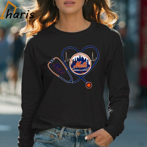 Heartbeat Nurse Love New York Mets Shirt