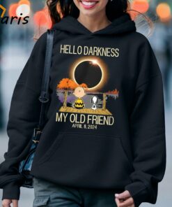 Hello Darkness My Old Friend Solar Eclipse 2024 Stream Snoopy Shirt 5