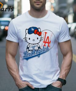 Hello Kitty Los Angeles Dodgers Baseball T-shirt