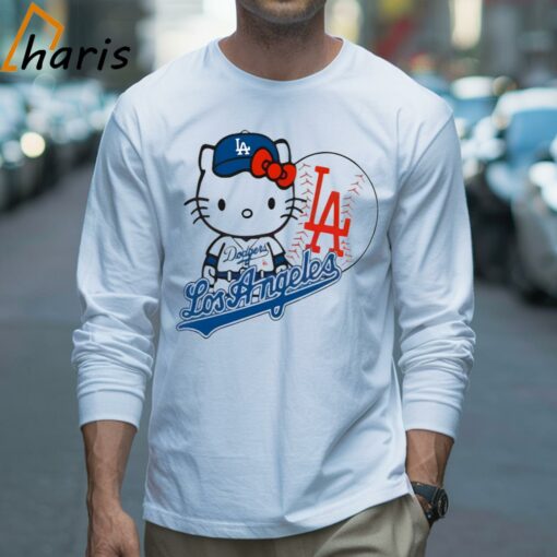 Hello Kitty Los Angeles Dodgers Baseball T-shirt