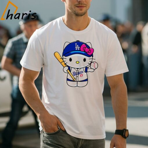 Hello Kitty Los Angeles Dodgers MLB Shirt