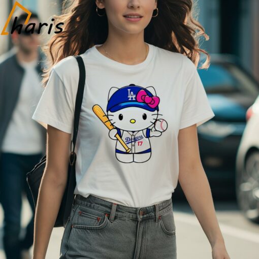 Hello Kitty Los Angeles Dodgers MLB Shirt