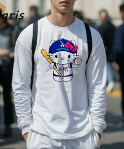 Hello Kitty Los Angeles Dodgers MLB Shirt 3